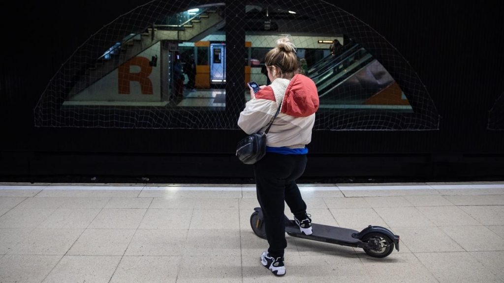 Patinete eléctrico transporte público
